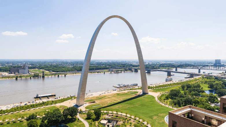The arches in st. Louis Missouri
